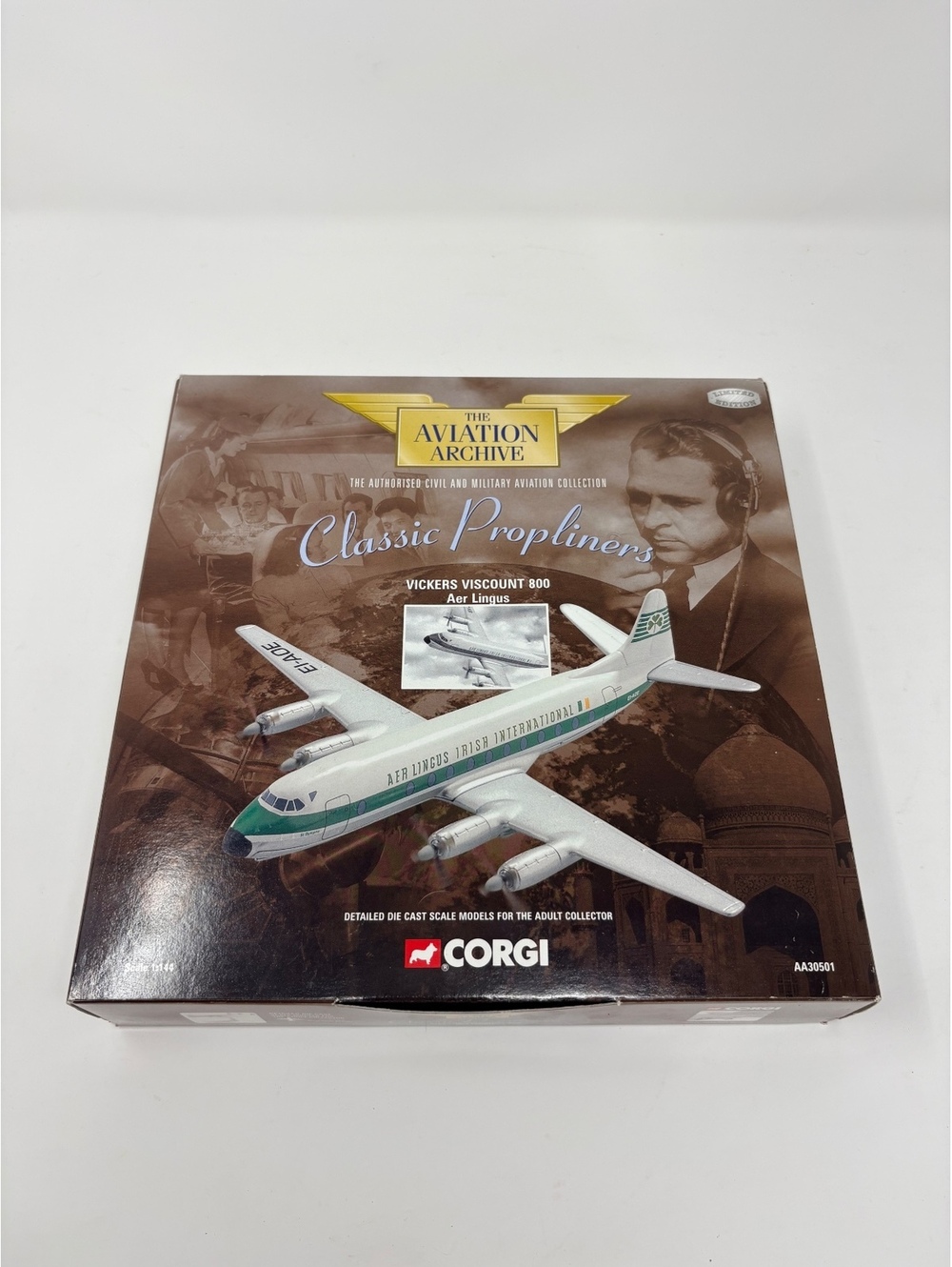 Corgi AA30501 Aer Lingus Vickers Viscount 800 1:144 Limited Edition Diecast